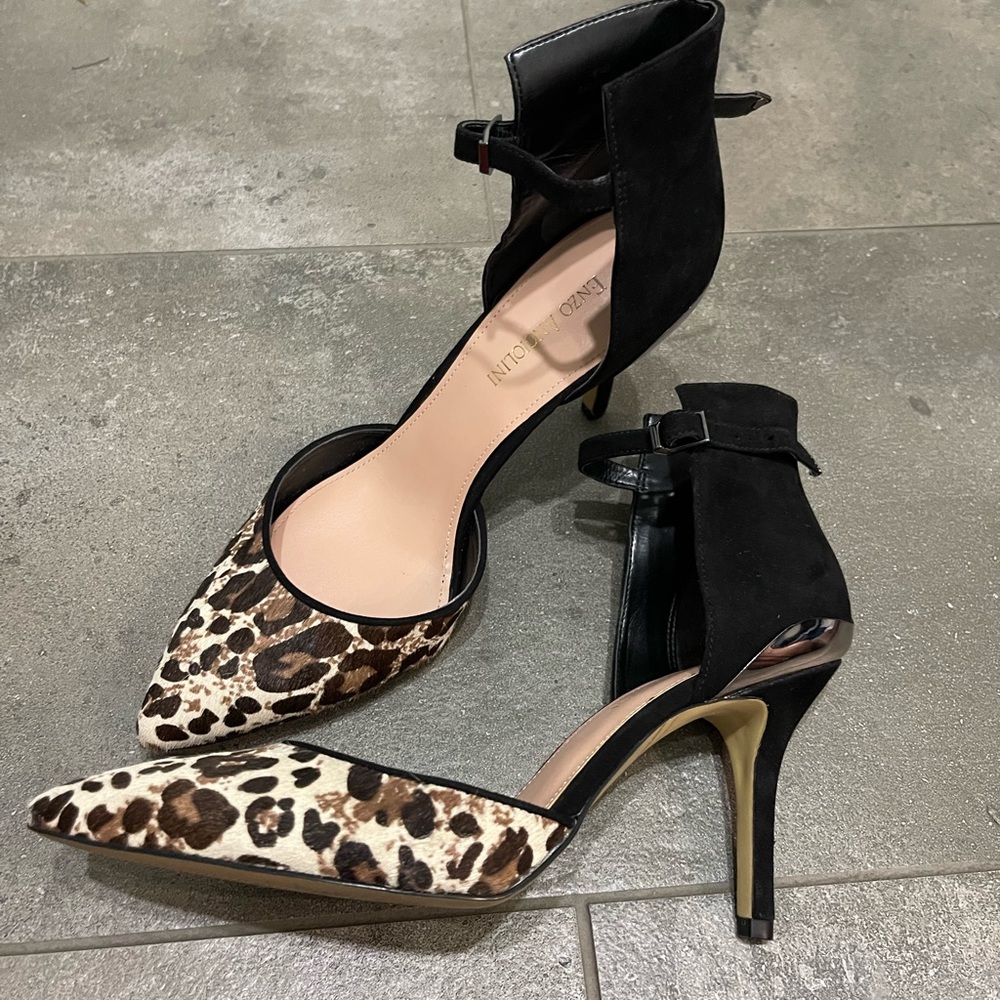 Animal print heels